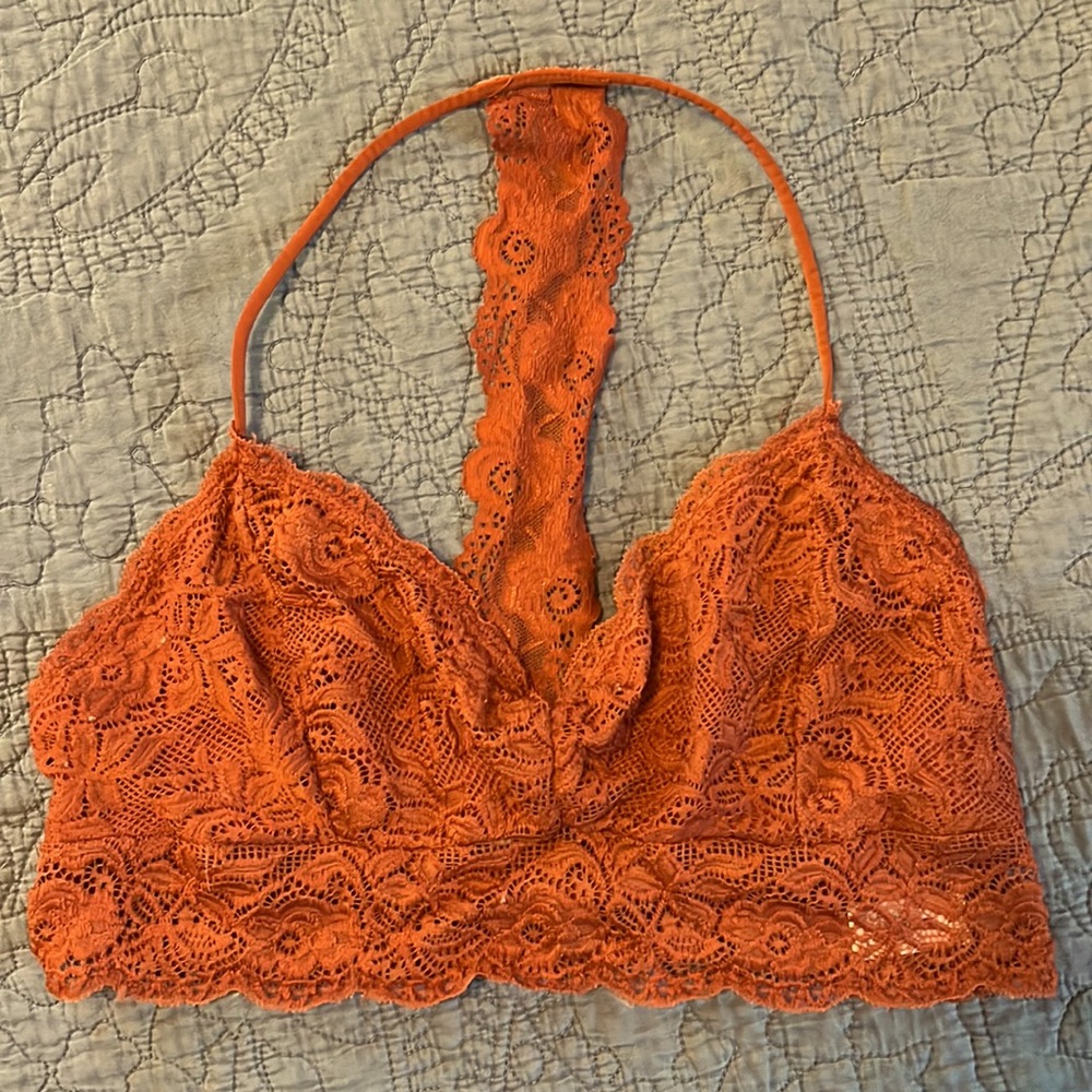 Burnt orange bralette
